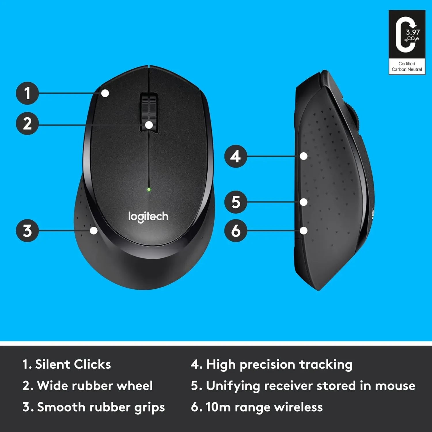 Logitech M330 SILENT PLUS Wireless Mouse