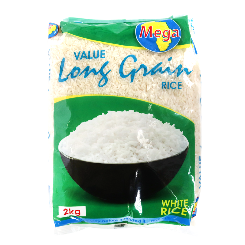 Mega Value Long Grain White Rice 2kg