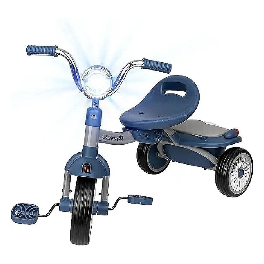Lazery Toddler Tricycle with Storage Basket and Lights