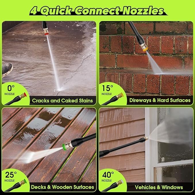 PowRyte Electric Pressure Washer, Foam Cannon