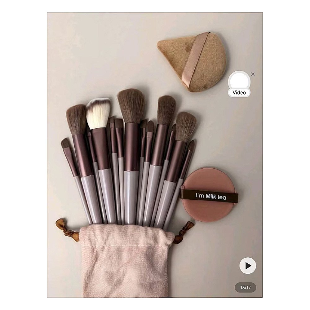 Facial make-up brush set